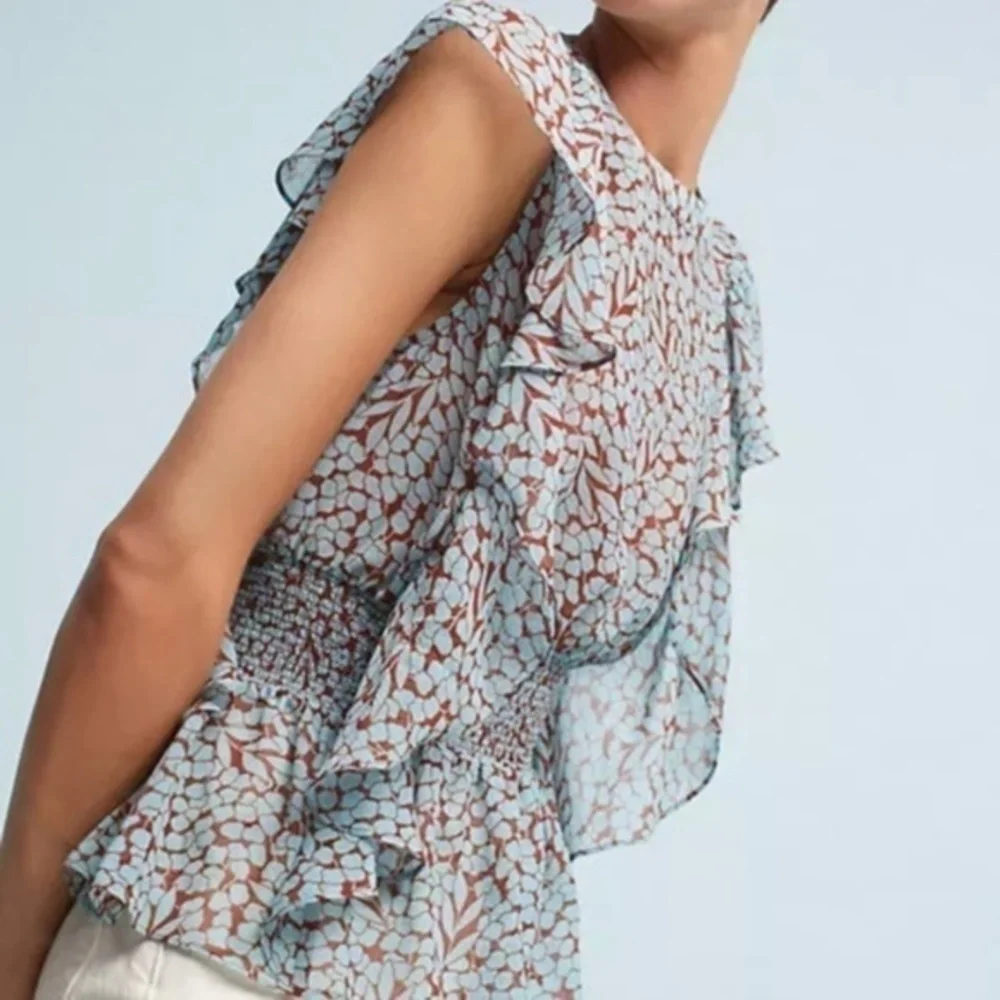 NWOT Anthropologie Feather Bone Allegra Blouse - Picture 5 of 8
